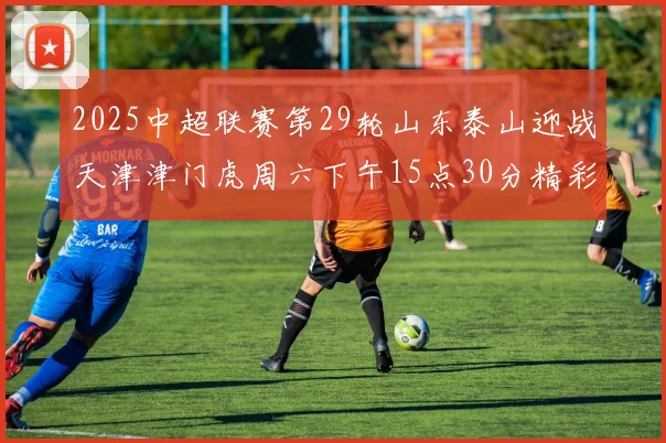 2025中超联赛第29轮山东泰山迎战天津津门虎周六下午15点30分精彩开战